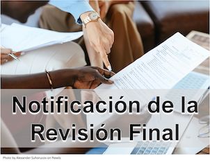 Final Paper Review Notification Image