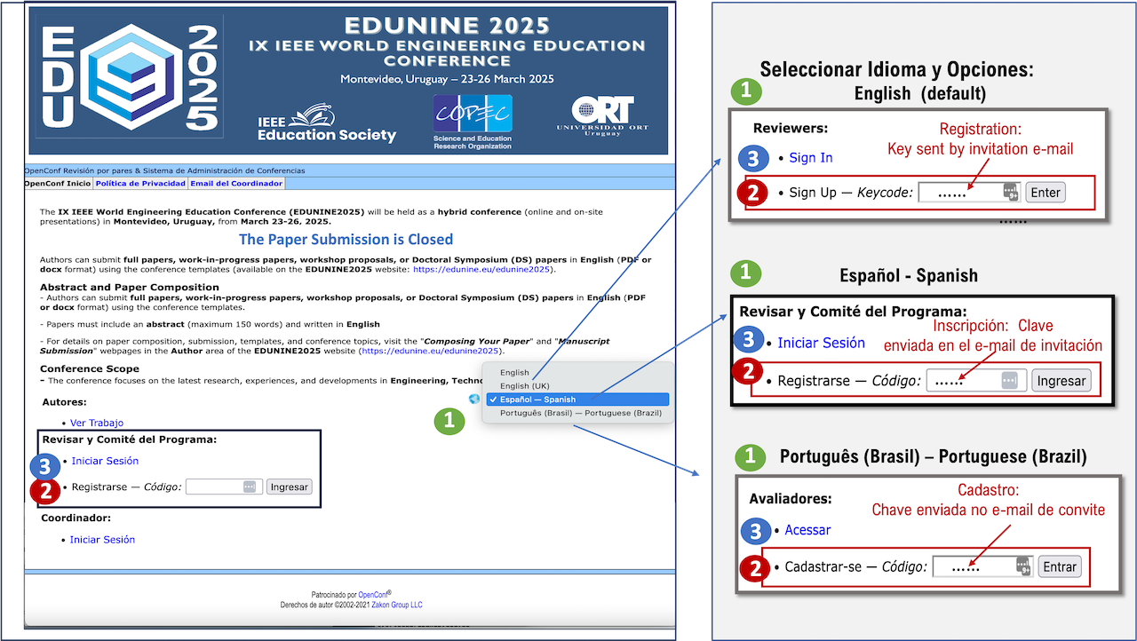 EDUNINE2025 OpenConf Portal